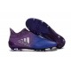 Scarpette da Calcio Adidas X 16+ Purechaos FG - Viola Blu Argenteo