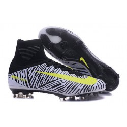 Scarpa da calcio Nike Mercurial Superfly V FG Uomo Nero Bianco Giallo