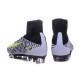 Scarpa da calcio Nike Mercurial Superfly V FG Uomo Nero Bianco Giallo