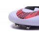 Scarpa da calcio Nike Mercurial Superfly V FG Uomo Nero Bianco Rosso