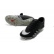 Scarpa da calcio Nike HyperVenom Phinish II FG Uomo Neymar x Jordan Nero Bianco Argenteo