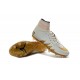 Nuove SCARPE NIKE HyperVenom Phantom II FG Neymar x Jordan Bianco Oro