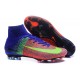 2016 Nuove Scarpa da calcio Nike Mercurial Superfly V FG Rosso Blu Volt