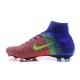 2016 Nuove Scarpa da calcio Nike Mercurial Superfly V FG Rosso Blu Volt