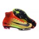 2016 Nuove Scarpa da calcio Nike Mercurial Superfly V FG Rosso Volt Nero