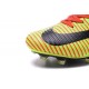 2016 Nuove Scarpa da calcio Nike Mercurial Superfly V FG Rosso Volt Nero