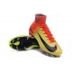 2016 Nuove Scarpa da calcio Nike Mercurial Superfly V FG Rosso Volt Nero