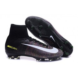 Scarpa da calcio Nike Mercurial Superfly V FG Uomo Nero Bianco