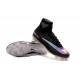 2016 Nuove Scarpa da calcio Nike Mercurial Superfly V FG Argento Nero