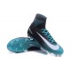 Scarpa da calcio Nike Mercurial Superfly V FG Uomo Nero Blu Bianco