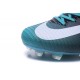 Scarpa da calcio Nike Mercurial Superfly V FG Uomo Nero Blu Bianco