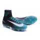 Scarpa da calcio Nike Mercurial Superfly V FG Uomo Nero Blu Bianco