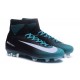 Scarpa da calcio Nike Mercurial Superfly V FG Uomo Nero Blu Bianco