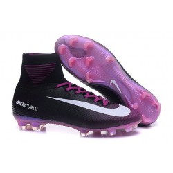 2016 Nuove Scarpa da calcio Nike Mercurial Superfly V FG Nero Viola Bianco