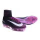 2016 Nuove Scarpa da calcio Nike Mercurial Superfly V FG Nero Viola Bianco
