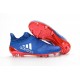 Scarpini Calcio Adidas X 16+ Purechaos FG - Uomo Blu Arancione Argento