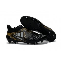 Scarpette da Calcio Adidas X 16+ Purechaos FG - Nero Oro