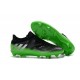 Nuove Scarpe Da Calcio Adidas Messi 16+ Pureagility Fg Grigio Scuro Argento Verde