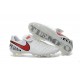 2016 Nuove Scarpe Calcio Nike Tiempo Legend FG Bianco Rosso