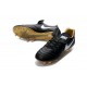2016 Nuove Scarpe Calcio Nike Tiempo Legend FG Nero Bianco Oro