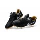 2016 Nuove Scarpe Calcio Nike Tiempo Legend FG Nero Bianco Oro