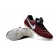 2016 Scarpa da calcio per terreni duri Nike Tiempo Legend VI - Uomo Rosso Vino Bianco