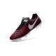 2016 Scarpa da calcio per terreni duri Nike Tiempo Legend VI - Uomo Rosso Vino Bianco