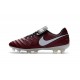 2016 Scarpa da calcio per terreni duri Nike Tiempo Legend VI - Uomo Rosso Vino Bianco