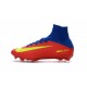 2016 Nuove Scarpa da calcio Nike Mercurial Superfly V FG Blu Rosso Giallo