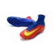 2016 Nuove Scarpa da calcio Nike Mercurial Superfly V FG Blu Rosso Giallo