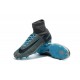 Scarpa da calcio Nike Mercurial Superfly V FG Uomo Grigeo Blu Nero