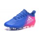 2016 Adidas X 16.1 AG/FG Scarpini Calcio Blu Rosa Bianco