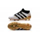 2016 Scarpini Calcio Adidas ACE 16.1 Primeknit FG/AG - Nero Bianco Oro