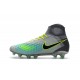 2016 Scarpe da calcio Nike Magista Obra II Fg Platino Puro Nero Verde