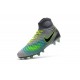 2016 Scarpe da calcio Nike Magista Obra II Fg Platino Puro Nero Verde