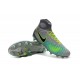 2016 Scarpe da calcio Nike Magista Obra II Fg Platino Puro Nero Verde