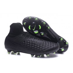 2016 Scarpe da calcio Nike Magista Obra II Fg Nero Volt