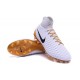 Nike Magista Obra 2 FG Scarpette da Calcio Uomo Bianco Oro