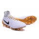 Nike Magista Obra 2 FG Scarpette da Calcio Uomo Bianco Oro