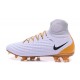 Nike Magista Obra 2 FG Scarpette da Calcio Uomo Bianco Oro