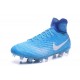 Nike Magista Obra 2 FG Scarpette da Calcio Uomo Blu Bianco