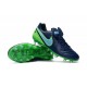 2016 Scarpa da calcio per terreni duri Nike Tiempo Legend VI - Uomo Blu Coastal Blu Polarized Verde Rage