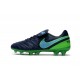 2016 Scarpa da calcio per terreni duri Nike Tiempo Legend VI - Uomo Blu Coastal Blu Polarized Verde Rage