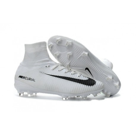 Scarpa da calcio Nike Mercurial Superfly V FG Uomo Bianco Nero