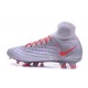 2016 Scarpe da calcio Nike Magista Obra II Fg Grigeo Arancione