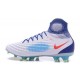 Nike Magista Obra 2 FG Scarpette da Calcio Uomo Bianco Blu Arancione