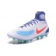 Nike Magista Obra 2 FG Scarpette da Calcio Uomo Bianco Blu Arancione