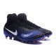 2016 Scarpe da calcio Nike Magista Obra II Fg Nero Blu Bianco