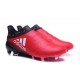 Nuove Adidas Scarpe Calcio X 16+ Purechaos FG - Rosso Bianco Nero