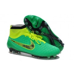 Scarpe calcio Nike Magista Obra FG - Uomo - Verde Volt Nero